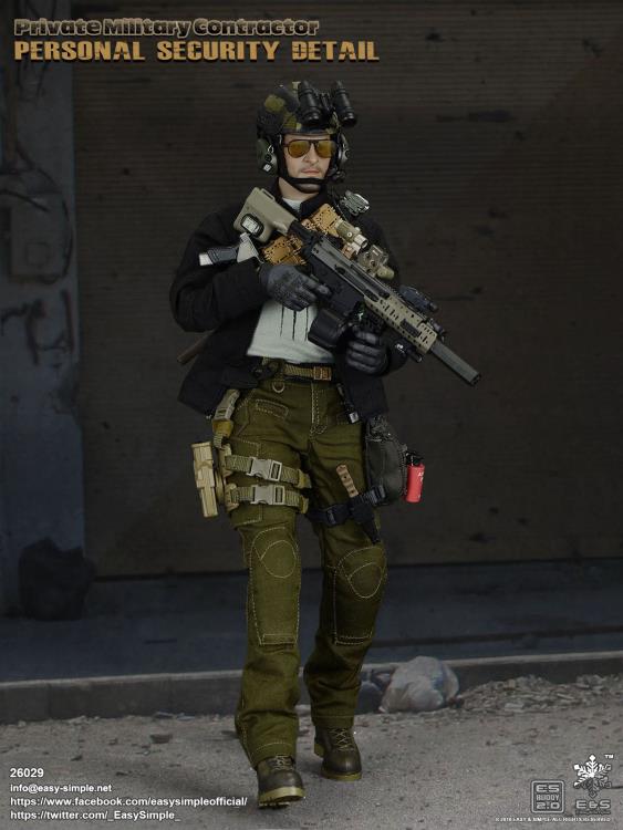 Private Military Contractor Personal Security Detail 1/6 Scale Figure