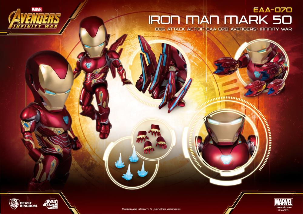 Avengers: Infinity War Egg Attack Action EAA-070 Iron Man Mark L PX Previews Exclusive Gallery Image 14