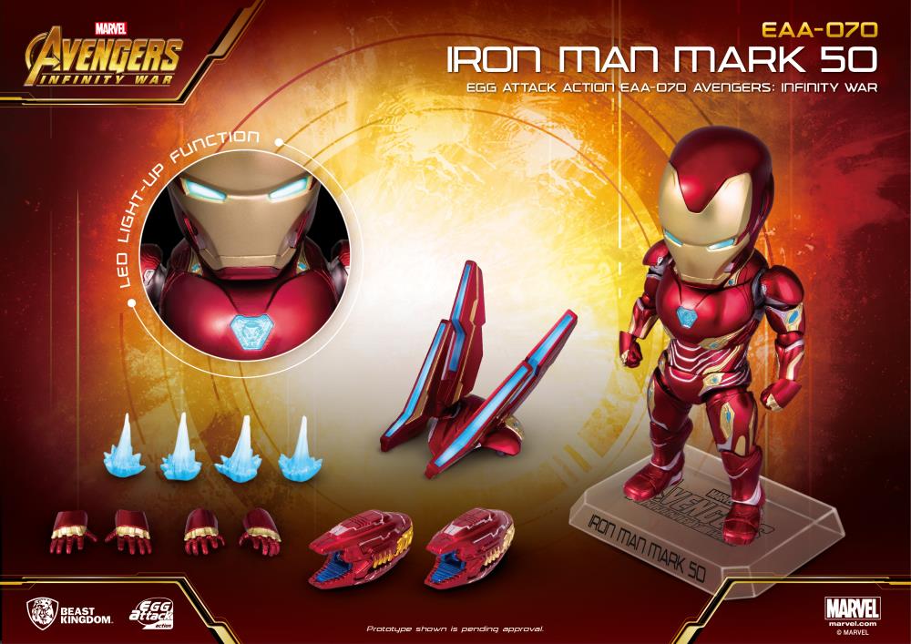 Avengers: Infinity War Egg Attack Action EAA-070 Iron Man Mark L PX Previews Exclusive Gallery Image 15