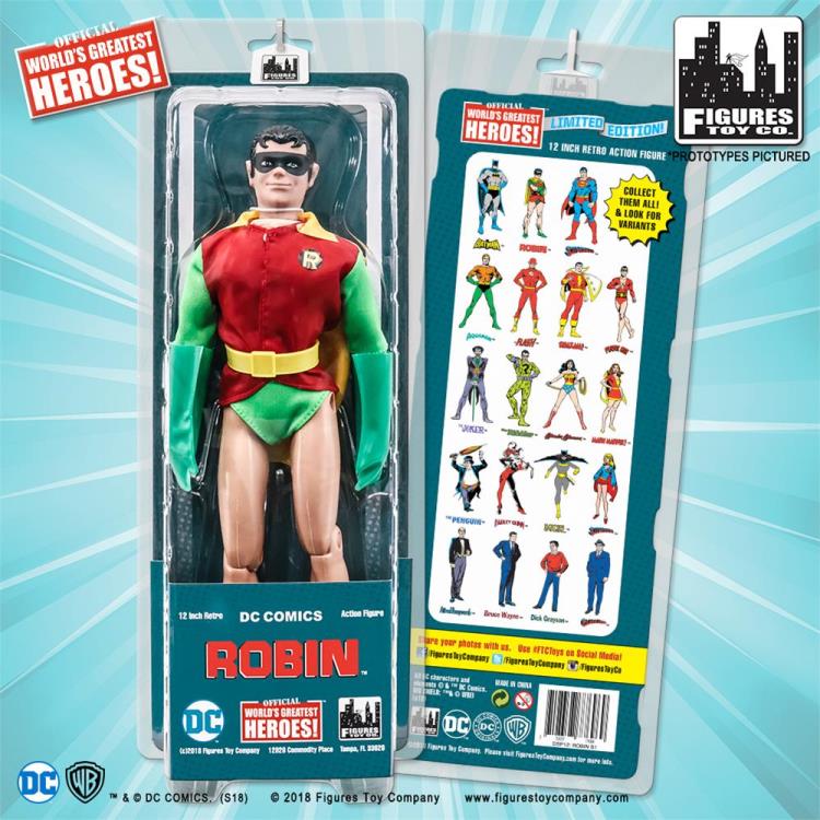 DC World's Greatest Heroes Robin 12" Retro Figure Gallery Image 4