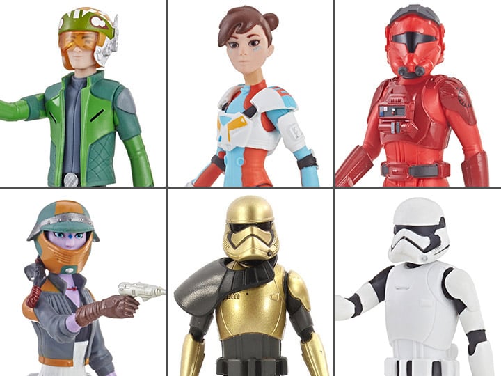 Star Wars Resistance Wave 1 Set of 6 Figures Gallery Image 1