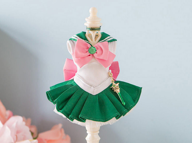 Sailor Moon Pretty Guardian Cherie Closet Sailor Jupiter Miniature Dress Gallery Image 8