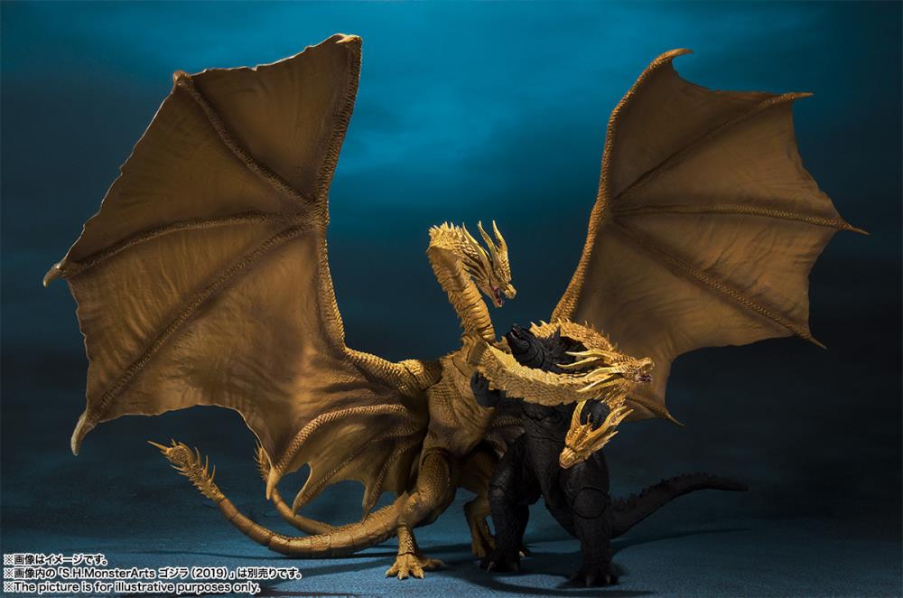 Godzilla: King of the Monsters S.H.MonsterArts King Ghidorah Gallery Image 8