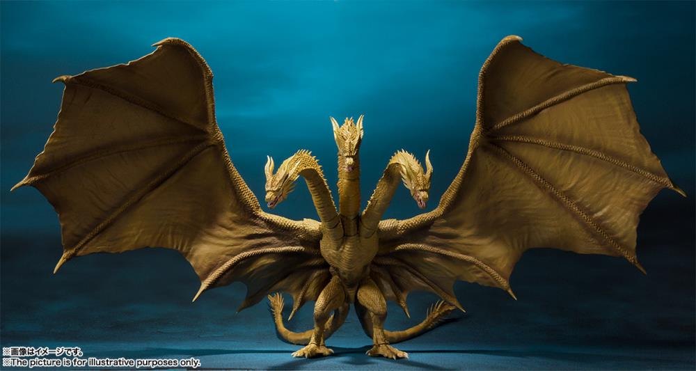 Godzilla: King of the Monsters S.H.MonsterArts King Ghidorah Gallery Image 3