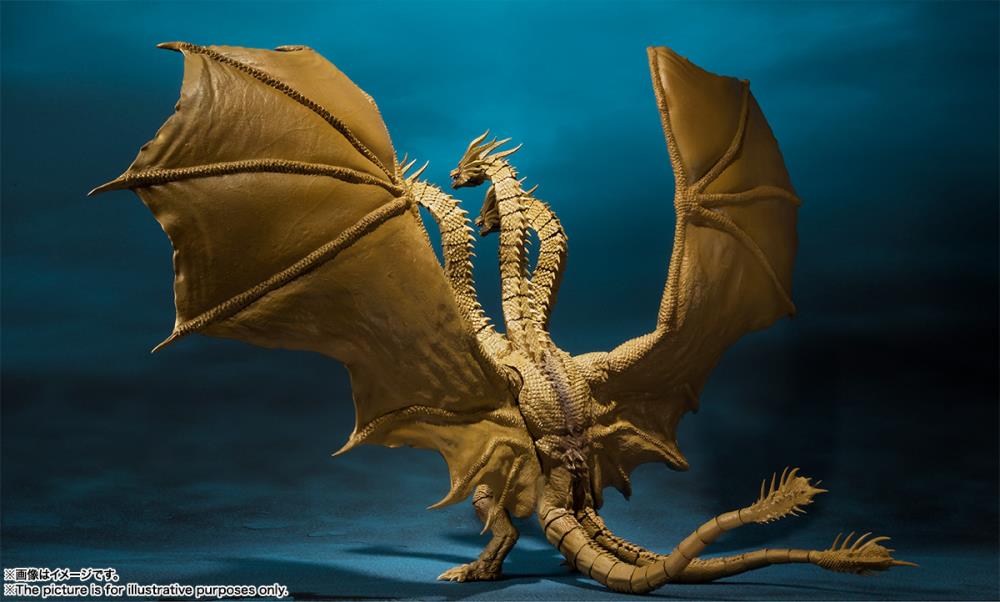 Godzilla: King of the Monsters S.H.MonsterArts King Ghidorah Gallery Image 7