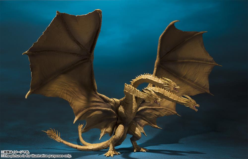 Godzilla: King of the Monsters S.H.MonsterArts King Ghidorah Gallery Image 4