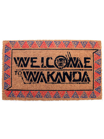 Black Panther Welcome to Wakanda Door Mat Gallery Image 2
