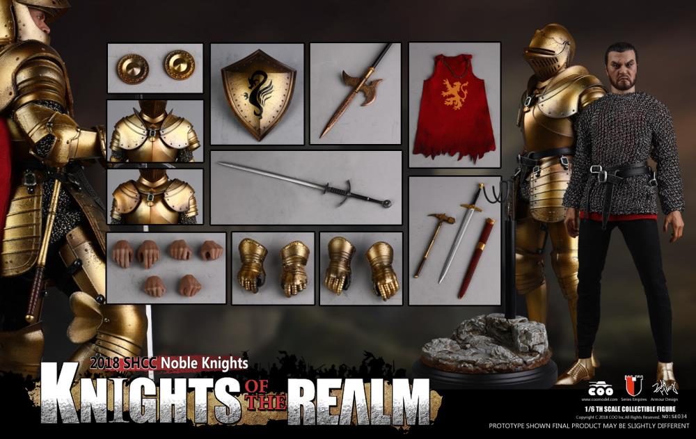 Knights of The Realm Noble Knight 1/6 Scale SHCC 2018 Exclusive Figure Gallery Image 15