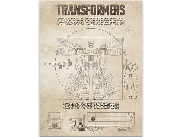 Transformers Generations: The Vitruvian Prime Canvas Art Print Gallery Image 1