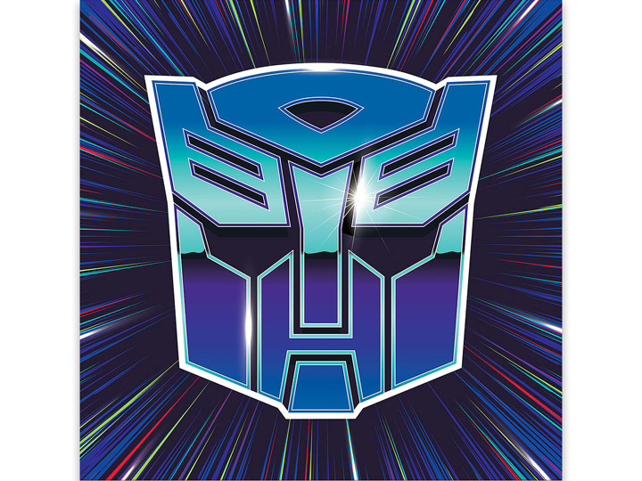 Transformers Autobots Badge Canvas Art Print Gallery Image 1
