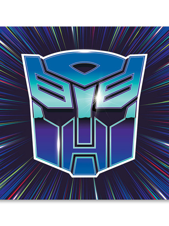 Transformers Autobots Badge Canvas Art Print Gallery Image 2