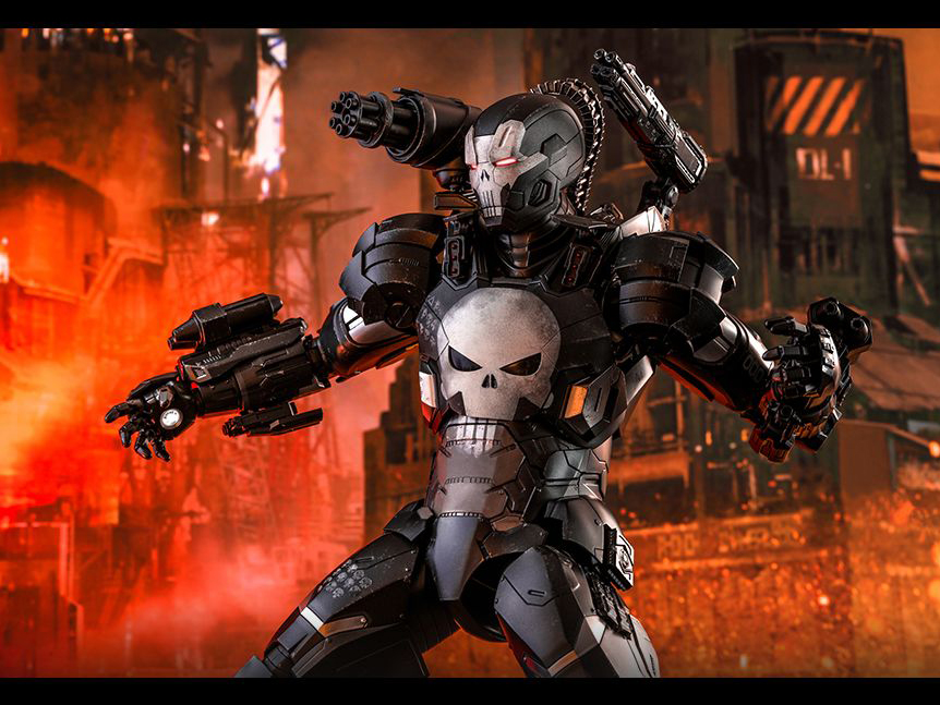 Marvel: Future Fight VGM33D28 The Punisher (War Machine Armor) 1/6th Scale Collectible Figure Gallery Image 11