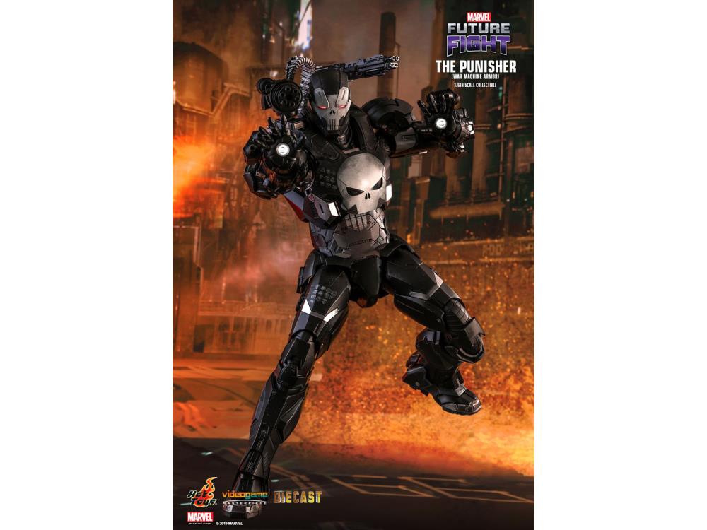 Marvel: Future Fight VGM33D28 The Punisher (War Machine Armor) 1/6th Scale Collectible Figure Gallery Image 4