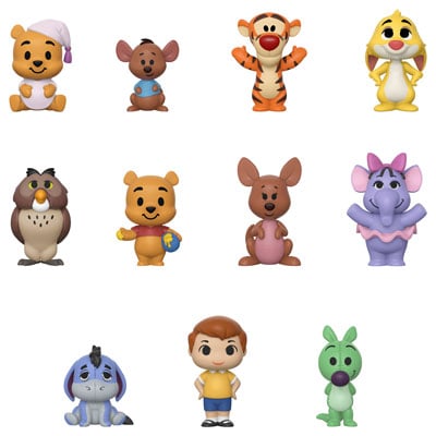 Winnie The Pooh Box of 12 Mini Vinyl Figures Gallery Image 3