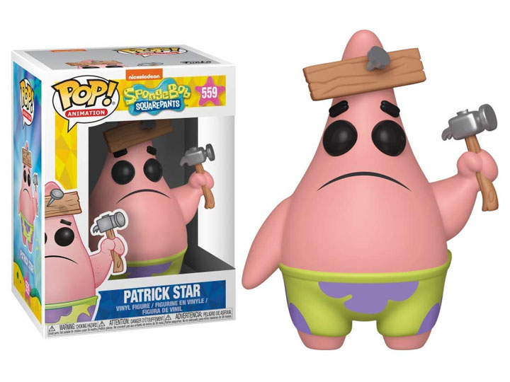 Pop! Animation: SpongeBob SquarePants - Patrick (With Board) Gallery Image 1