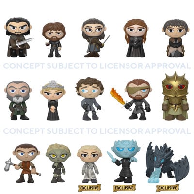 Game of Thrones Mystery Minis Series 10 Box of 12 Figures Gallery Image 3