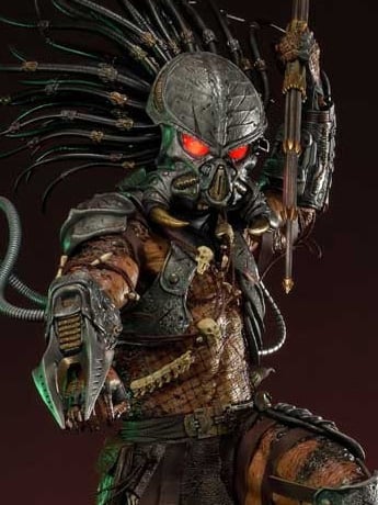 Predator Premium Masterline Cracked Tusk Predator Statue Gallery Image 2