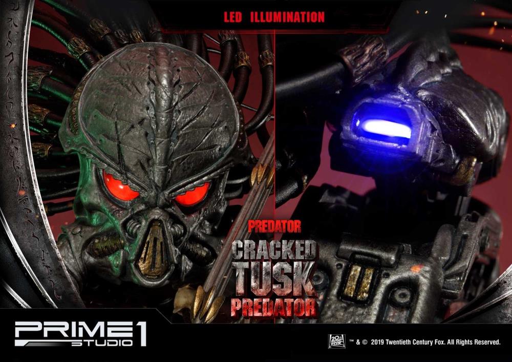 Predator Premium Masterline Cracked Tusk Predator Statue Gallery Image 21
