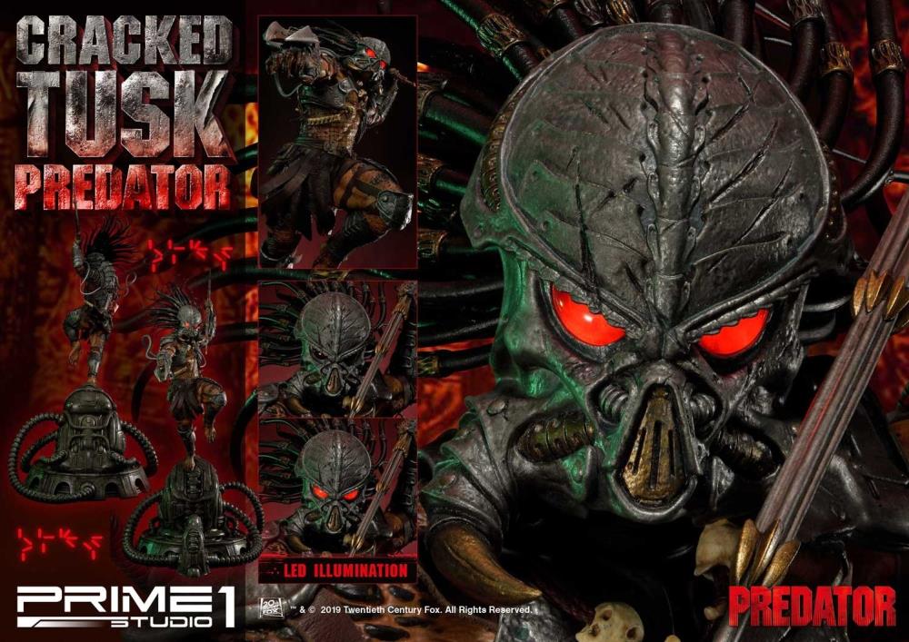 Predator Premium Masterline Cracked Tusk Predator Statue Gallery Image 22