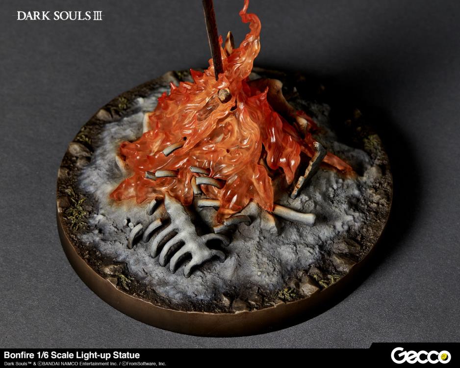 Dark Souls III Bonfire 1/6 Scale Light-up Statue Gallery Image 11