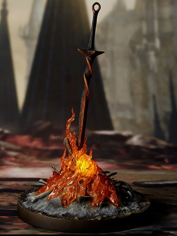 Dark Souls III Bonfire 1/6 Scale Light-up Statue Gallery Image 2