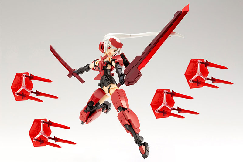 Frame Arms Girl Jinrai & Weapons Set Model Kit Gallery Image 9