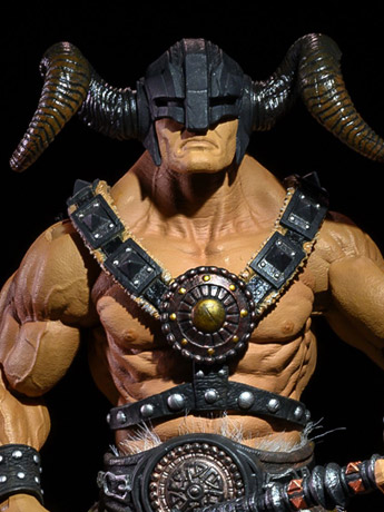 Mythic Legions: Siege At Bjorngar Bolthor The Tower (House of the Noble Bear) Ogre-Scale Action Figure Gallery Image 2