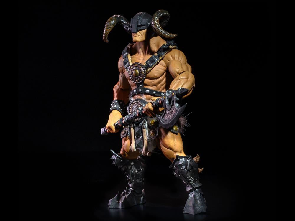 Mythic Legions: Siege At Bjorngar Bolthor The Tower (House of the Noble Bear) Ogre-Scale Action Figure Gallery Image 5