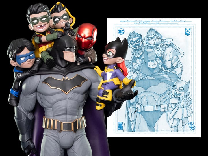 DC Comics Q-Master Batman Family BBTS Shared Exclusive Artist's Signature Edition Diorama Gallery Image 1
