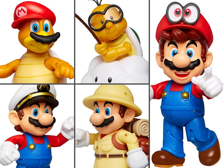 World of Nintendo 4" Wave 15 Set of 5 Figures Gallery Image 1