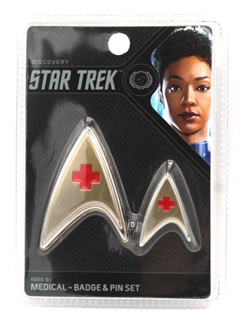 Star Trek: Discovery Enterprise Medical Badge & Pin Set Gallery Image 2