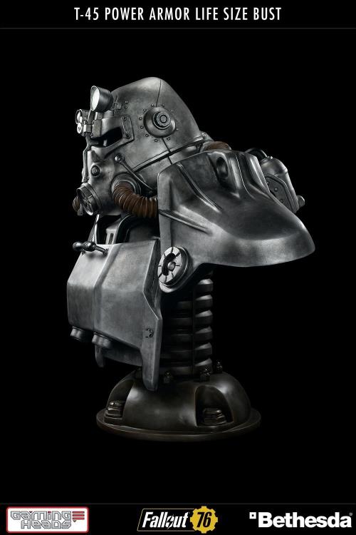 Fallout 76 T-45 Power Armor Life-Size Limited Edition Bust Gallery Image 4