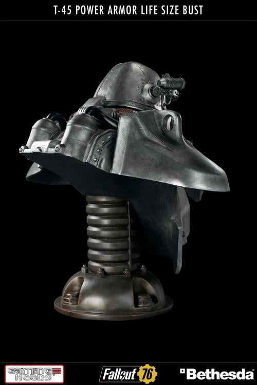 Fallout 76 T-45 Power Armor Life-Size Limited Edition Bust Gallery Image 7