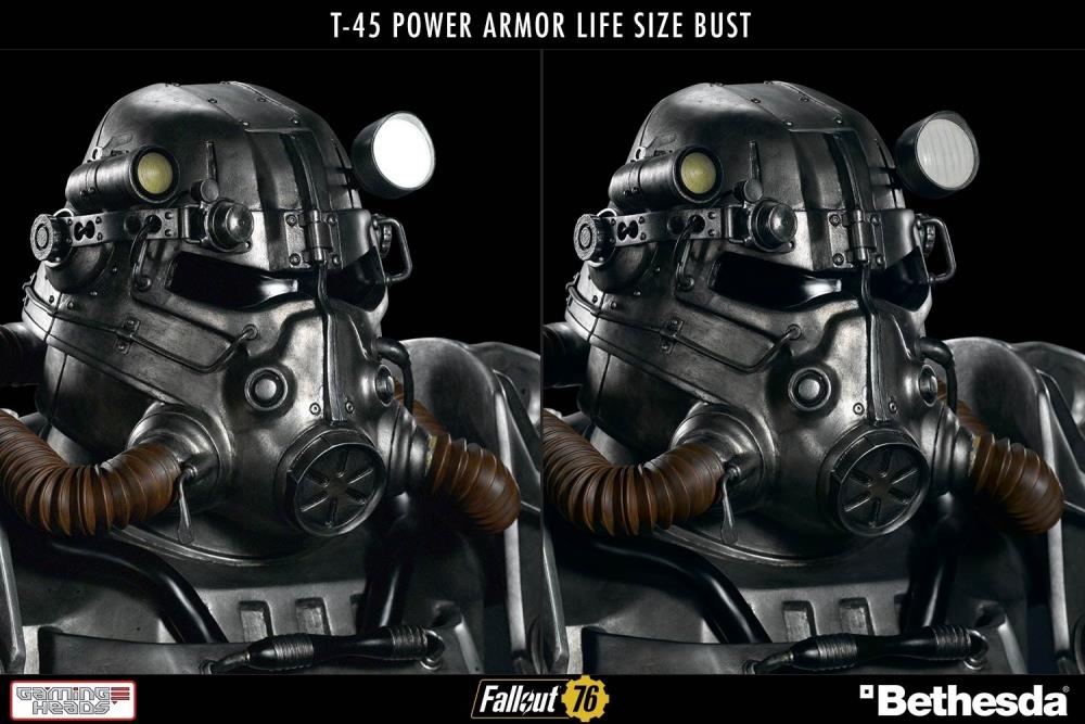 Fallout 76 T-45 Power Armor Life-Size Limited Edition Bust Gallery Image 11