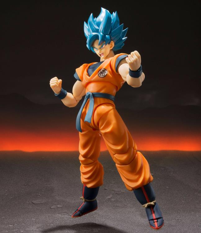 Dragon Ball Super: Broly S.H.Figuarts Super Saiyan God Super Saiyan Goku Action Figure Gallery Image 7