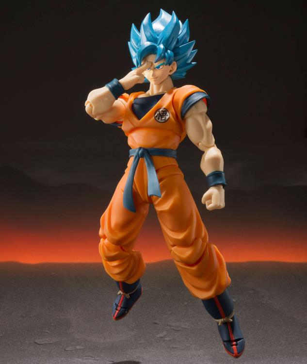 Dragon Ball Super: Broly S.H.Figuarts Super Saiyan God Super Saiyan Goku Action Figure Gallery Image 6