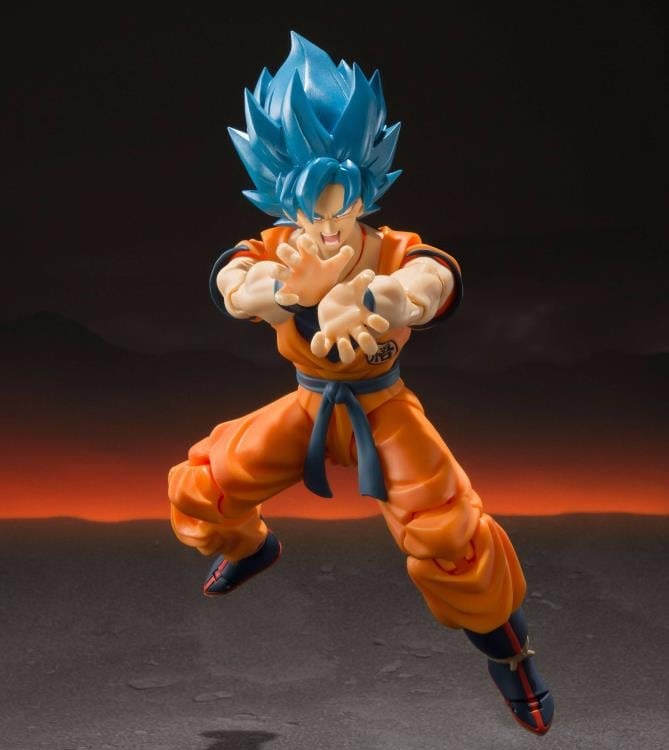 Dragon Ball Super: Broly S.H.Figuarts Super Saiyan God Super Saiyan Goku Action Figure Gallery Image 8