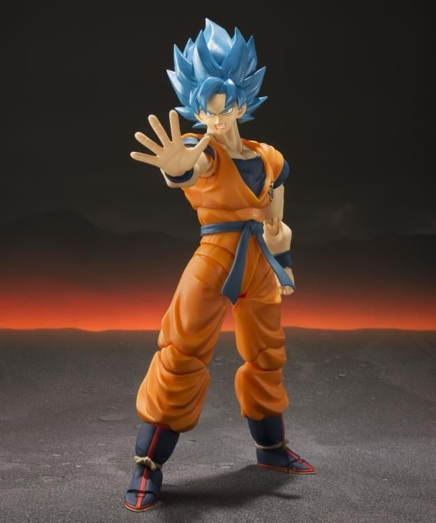 Dragon Ball Super: Broly S.H.Figuarts Super Saiyan God Super Saiyan Goku Action Figure Gallery Image 5