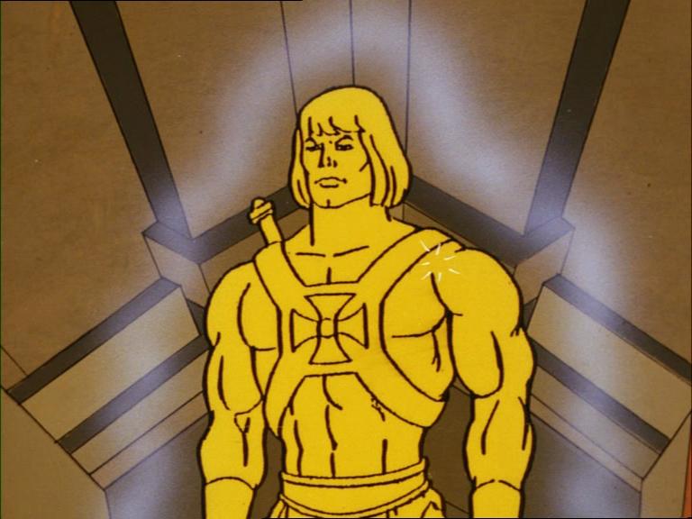 Masters of the Universe Vintage He-Man (Gold Statue) Gallery Image 4