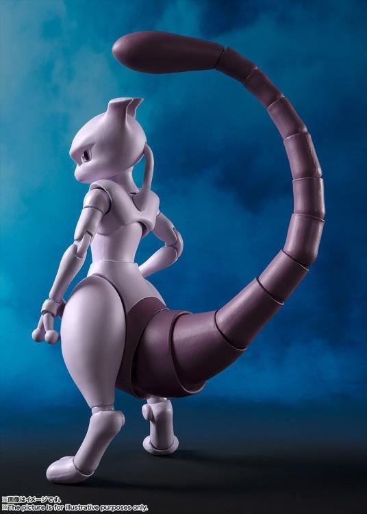 Pokemon S.H.Figuarts Mewtwo (Arts Remix) Action Figure Gallery Image 5