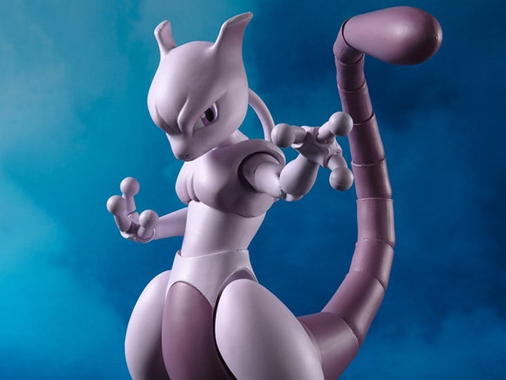 Pokemon S.H.Figuarts Mewtwo (Arts Remix) Action Figure Gallery Image 1