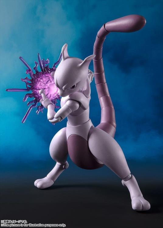 Pokemon S.H.Figuarts Mewtwo (Arts Remix) Action Figure Gallery Image 7