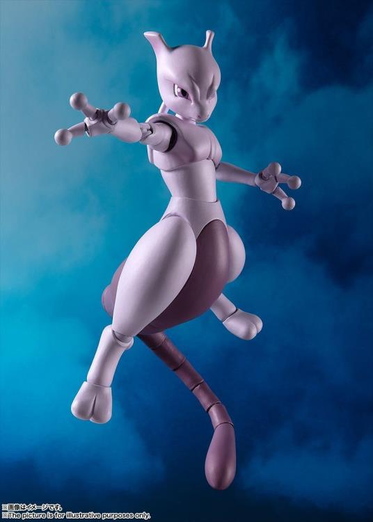 Pokemon S.H.Figuarts Mewtwo (Arts Remix) Action Figure Gallery Image 6