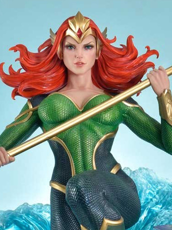 DC Comics Museum Masterline Mera Statue Gallery Image 2