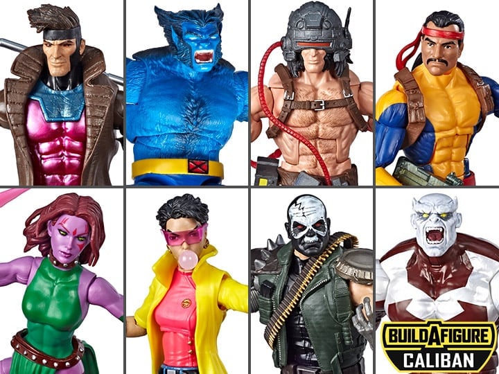 X-Men Marvel Legends Wave 4 Set of 7 Figures (Caliban BAF) Gallery Image 1