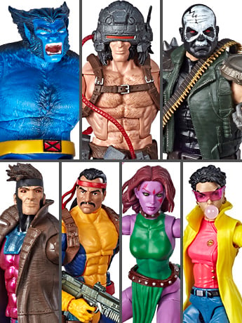 X-Men Marvel Legends Wave 4 Set of 7 Figures (Caliban BAF) Gallery Image 2