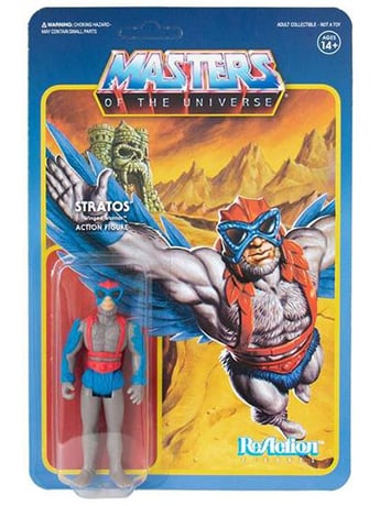 Masters of the Universe ReAction Stratos (Reverse Colorway) Power-Con 2018 Exclusive