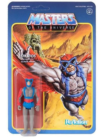 Masters of the Universe ReAction Stratos (Blue Beard Colorway) Power-Con 2018 Exclusive