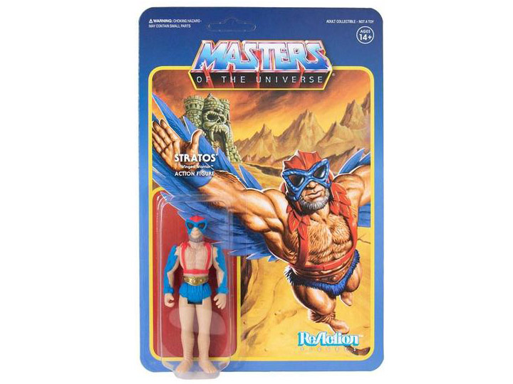 Masters of the Universe ReAction Stratos (Mini Comic Colorway) Power-Con 2018 Exclusive Gallery Image 1