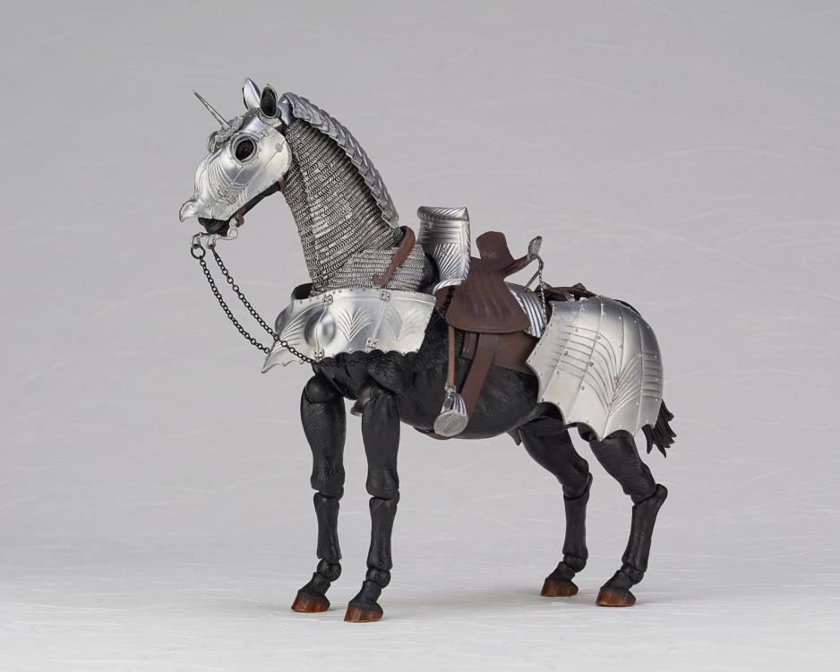 KT Project KT-027 Takeya Shiki Jizai Okimono Kitaro 15th Century Gothic Equestrian Armor (Silver) Gallery Image 19